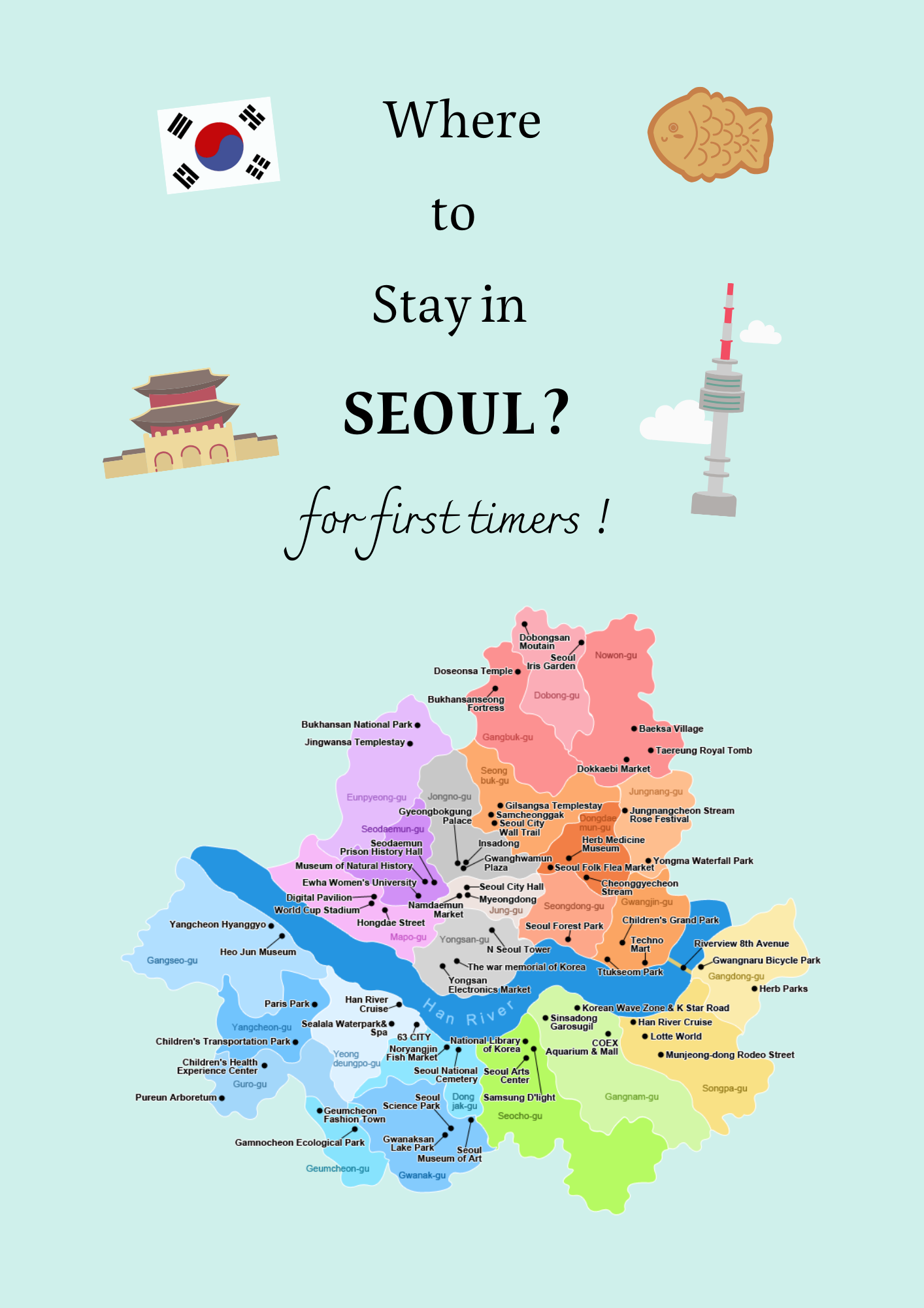 Where to stay in Seoul ? 🇰🇷