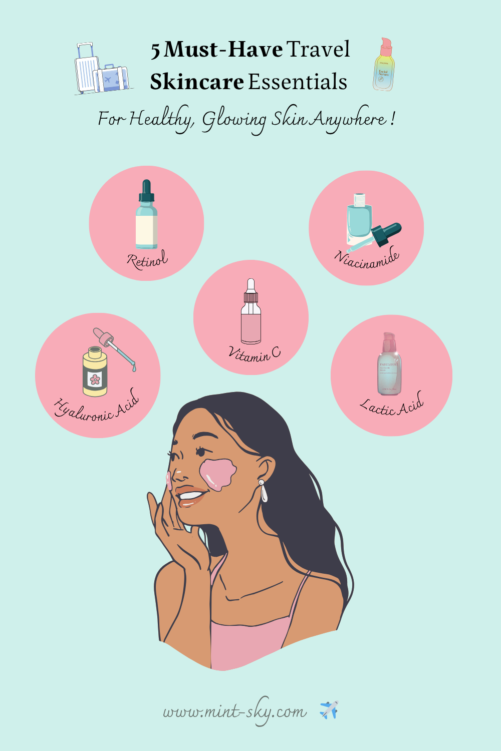 Travel Skincare Essentials Ingredients You Need When Traveling !